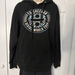 Black Ed Sheeran Hoodie - Divide World Tour Sweatshirt